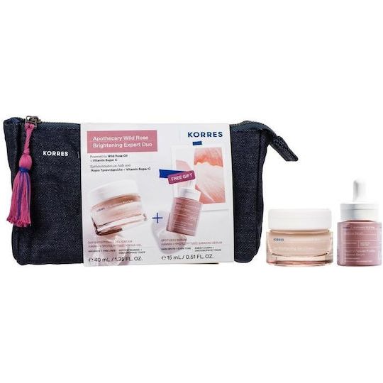 Korres Apotherapy Wild Rose Σετ Περιποίησης για Αντιγήρανση & Λάμψη 3τμχ