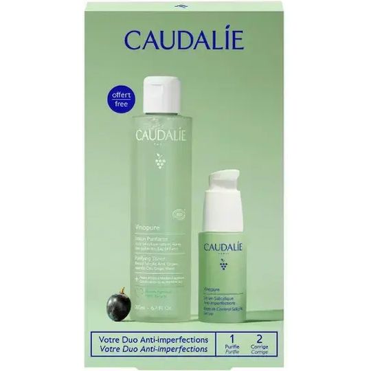 Caudalie Duo Pack Κατά των Ατελειών με Blemish Control Salicylic Serum 30ml & Vinopure Lotion Purifiante 200ml Δώρο