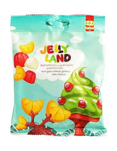 Kaiser 1889 Ζελεδάκια Jelly Land Με Βιταμίνες Χωρίς Ζελατίνη με Γεύση Μάνγκο / Ανανά / Passion Fruit 100gr