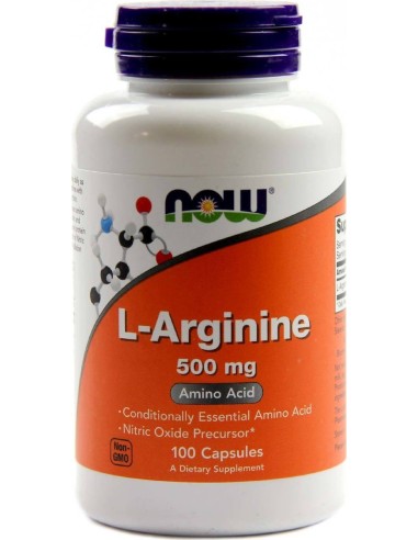 NOW L-Arginine 500mg 100 caps