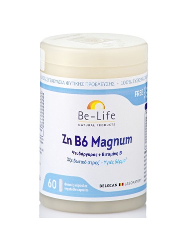 Be-Life Zn B6 Magnum 60 φυτικές κάψουλες