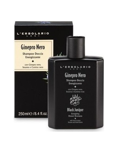 L' Erbolario Black Juniper Energising Shower Shampoo 250ml
