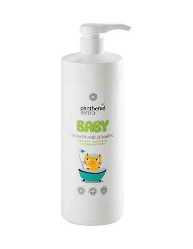 Medisei Panthenol Extra Baby Shower & Shampoo με Χαμομήλι 1000ml με Αντλία