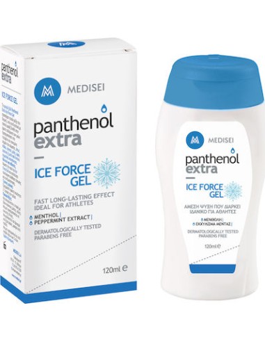 Medisei Panthenol Extra Ice Force Gel Γέλη Κρυοθεραπείας 120ml