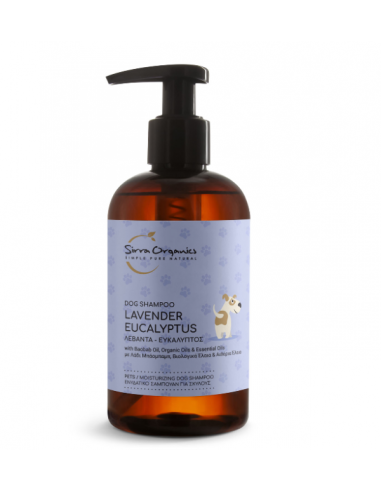 Sirra Organics Dog Shampoo Lavender Eucalyptus 250ml