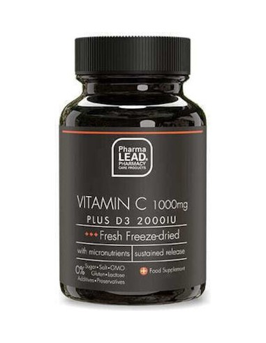 Pharmalead Vitamin C Plus D3 2000iu 1000mg 120 κάψουλες