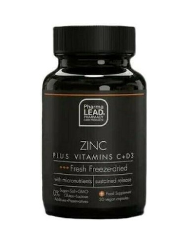 Pharmalead Zinc Plus Vitamins C+D3 30 κάψουλες