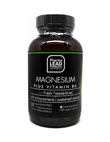 Pharmalead Magnesium Plus Vitamin B6 120 φυτικές κάψουλες