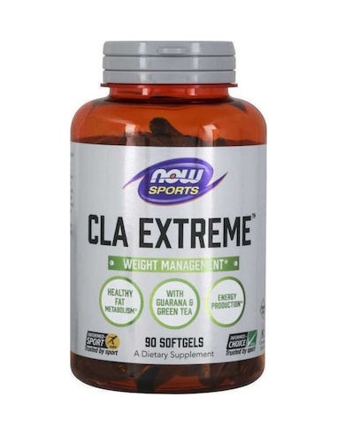 Now Foods CLA Extreme Συμπλήρωμα Διατροφής με Καρνιτίνη 750mg 90 μαλακές κάψουλες
