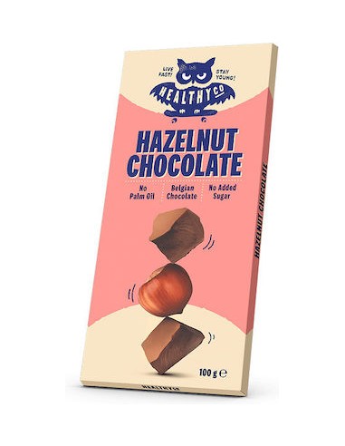 HealthyCo Σοκολάτα Γάλακτος με Φουντούκι 100gr