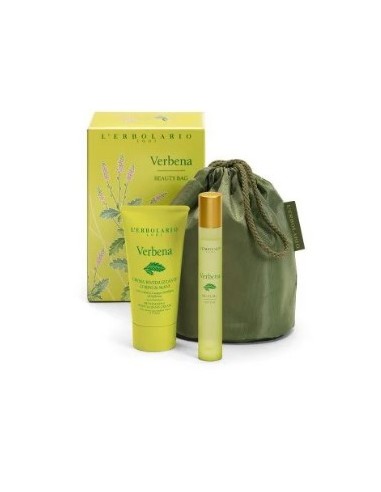 L' Erbolario Verbena Beauty Bag Perfume 15ml & Revitalising Body and Hand Cream 75ml