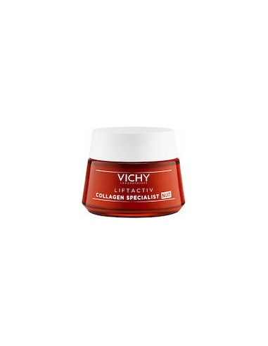 Vichy Liftactiv Collagen Specialist Κρέμα Προσώπου Νυκτός για Αντιγήρανση, Σύσφιξη & Ανάπλαση 50ml