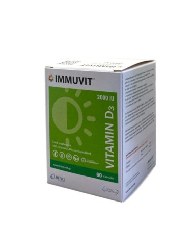 Leriva Immuvit Vitamin D3 2000IU x 60 Caps