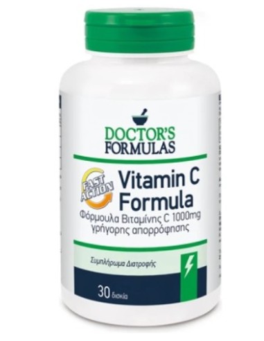 Doctor's Formula Vitamin C Formula Fast Action 30 Δισκία