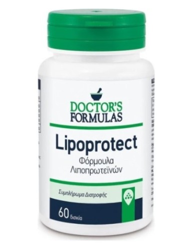Doctor's Formulas Lipoprotect Φόρμουλα Λιποπρωτεινών, 60 Δισκία
