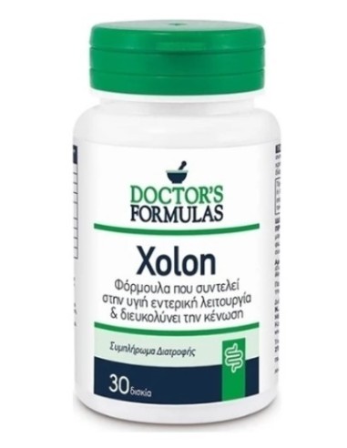 Doctor's Formulas Xolon Φόρμουλα που Συντελεί στην Υγιή Εντερική Λειτουργία 30 Δισκία