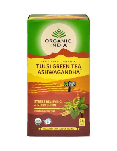 Organic India Πράσινο Τσάι 25 Φακελάκια