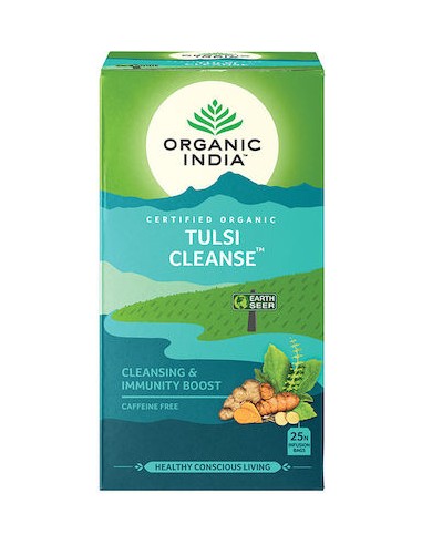 Organic India Τσάι 25 Φακελάκια με Άρωμα Cleanse