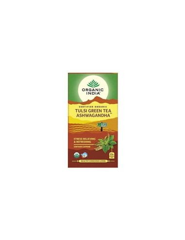 Organic India Τσάι 25 Φακελάκια με Άρωμα Ashwagandha