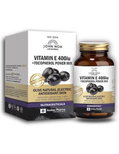 John Noa Liposomal Vitamin E 400iu 90 φυτικές κάψουλες