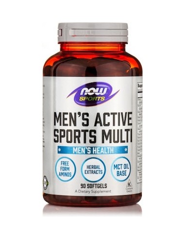 Now Foods Men's Active Sports Multi 90 μαλακές κάψουλες