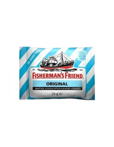 Fisherman's Friend Original Καραμέλες με Γεύση Μινθόλης & Ευκαλυπτου (Χωρίς Ζάχαρη) 25g.