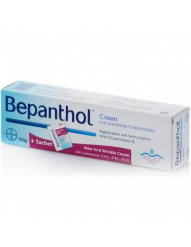 Bepanthol Cream 100gr με Δώρο Anti-Wrinkle Sachet 1,5ml