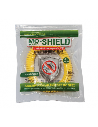 Mo-Shield Αντικουνουπικό Βραχιόλι Κίτρινο 1τμχ