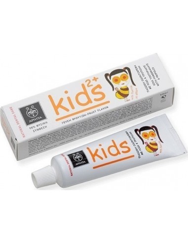 Apivita Kids 2+ Παιδική Οδοντόκρεμα Με Ρόδι & Πρόπολη 50ml