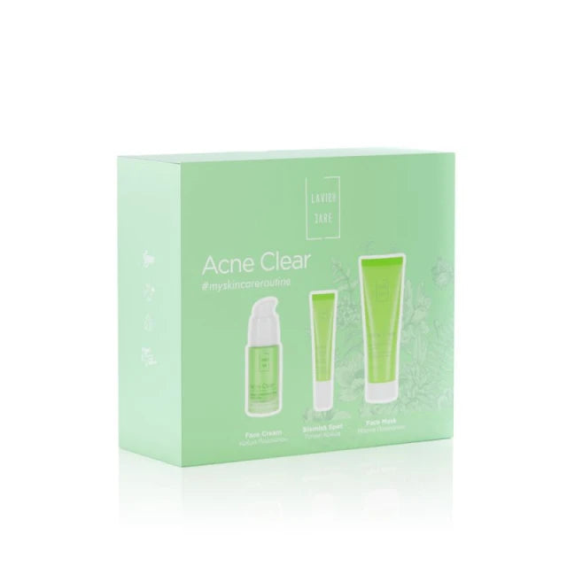 Lavish Care PROMO Acne Clear Sebum Control Ενυδατική Κρέμα 30ml - Blemish Spot Τοπική Κρέμα Καταπράυνσης 15ml - Oil Control Καταπραϋντική Μάσκα Προσώπου 75ml
