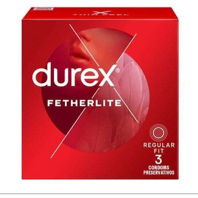 Durex Sensitive Λεπτά Προφυλακτικά για Μεγαλύτερη Ευαισθησία, 3 Τεμάχια