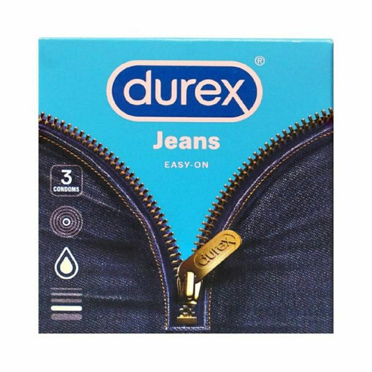 Durex – Jeans Ευκολοφόρετα Προφυλακτικά 3τμχ.