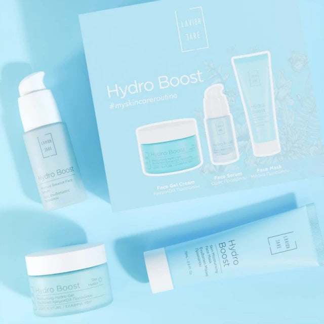 Lavish Care PROMO Hydro Boost Moisturising Hydro Gel Light Texture Ενυδατική Κρέμα Gel Ελαφριάς Υφής 50ml - Face Serum Ενυδατικός Ορός Προσώπου 30ml - Moisturising Face Mask Ενυδατική Μάσκα Προσώπου 75ml
