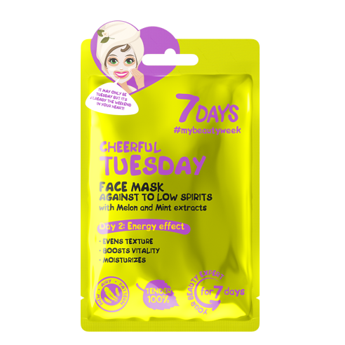 7DAYS Cheerful Tuesday Sheet Mask 28g