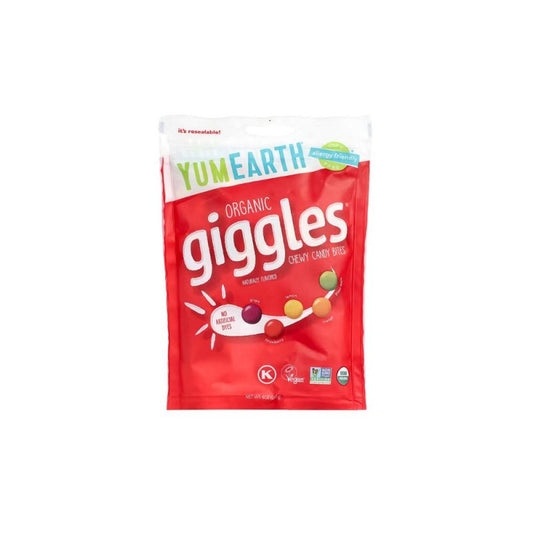 Yumearth Organic Giggles Chewy Candy Bites Κουφετάκια Φρούτων, 40g
