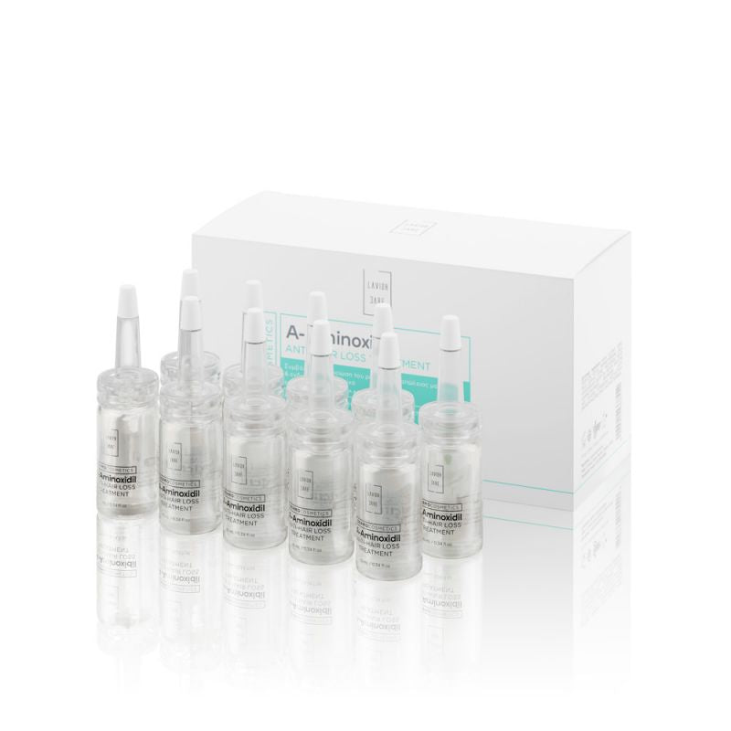 LAVISH CARE Dermocosmetics A-Aminoxidil Anti-Hair Loss Treatment Specialized Treatment with Ampoules Against Hair Loss 10x10ml