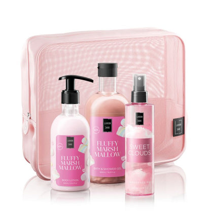 Lavish Care Fluffy Marshmallow Σετ Περιποίησης Σώματος με Νεσεσέρ