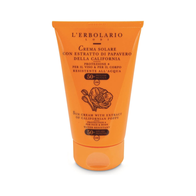 L'Erbolario Crema Solare Con Estratto di Papavero SPF 50+ 75 ml 