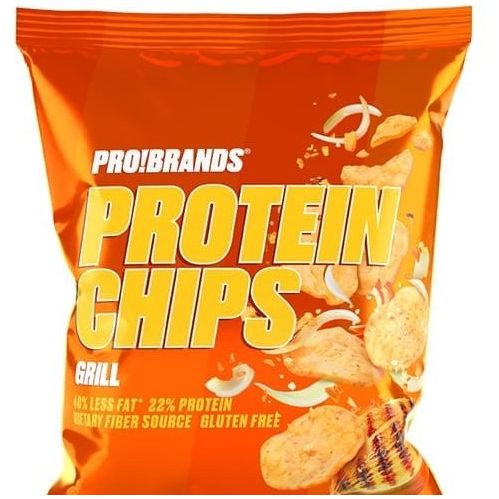 Pro!Brands Protein Potato Chips Grill Τσίπς Πρωτεΐνης 22% με Γεύση Grill, 50gr