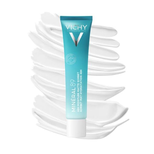 Vichy Mineral 89 48H Moisture Matte Sorbet Κρέμα-Gel Ενυδάτωσης για Λιπαρή Επιδερμίδα, 40ml