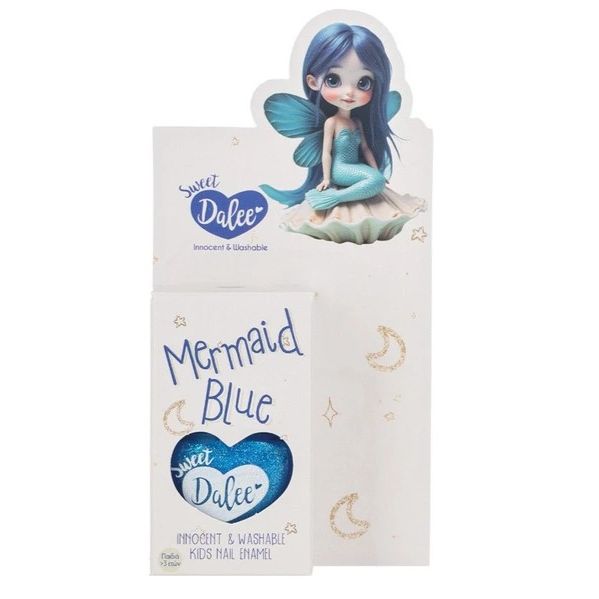 Medisei Sweet Dalee Kids Nail Polish 909 Mermaid Blue, 12ml