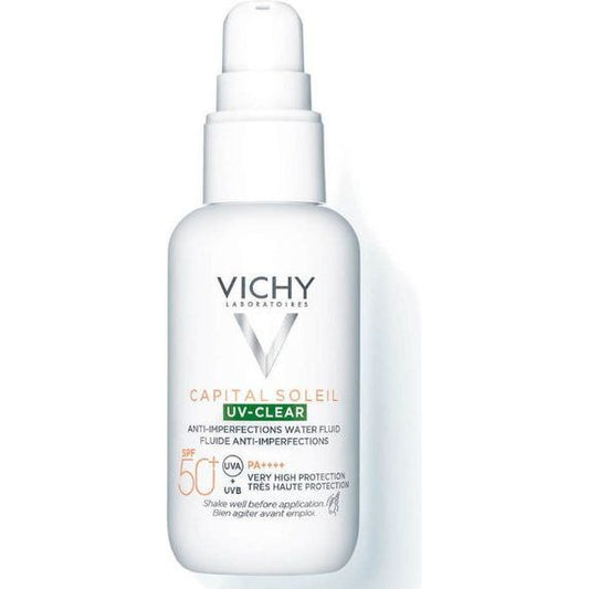Vichy Capital Soleil UV-Clear Αντηλιακή Λοσιόν Προσώπου SPF50 40ml