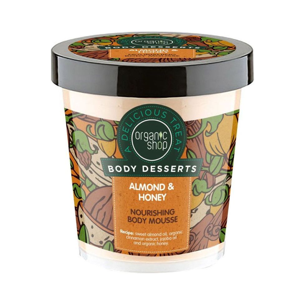 Organic Shop Body Desserts Almond & Honey Ενυδατική Mousse Σώματος 450ml