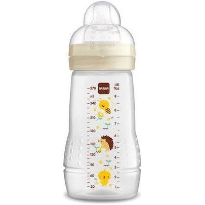 Mam Easy Active Plastic Bottle with Silicone Nipple 270ml for 2+ months 
