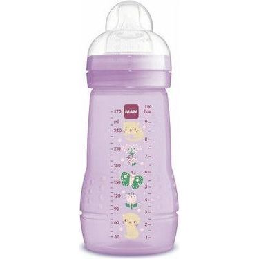 Mam Easy Active Plastic Bottle with Silicone Nipple 270ml for 2+ months 