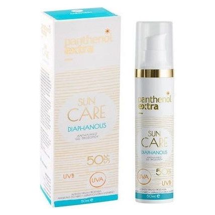 Medisei Panthenol Extra Sun Care Diaphanous Sunscreen Face Gel Spf50, 50ml