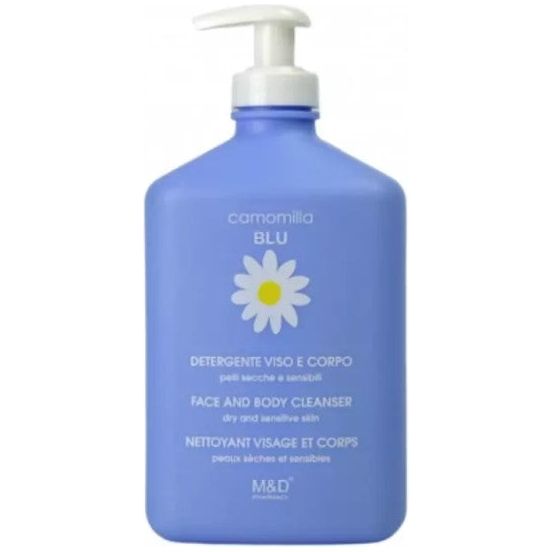 Camomilla Blu Face & Body Cleanser Υγρό Καθαρισμού Προσώπου & Σώματος για Ξηρή & Ευαίσθητη Επιδερμίδα 500ml