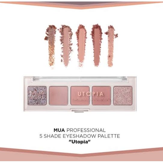 MUA 5 SHADE EYESHADOW PALETTE - UTOPIA
