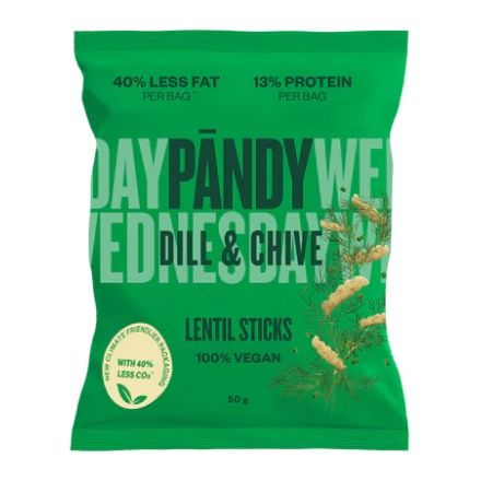 Pandy πρωτεϊνικά sticks φακής Dill & Chive 50gr