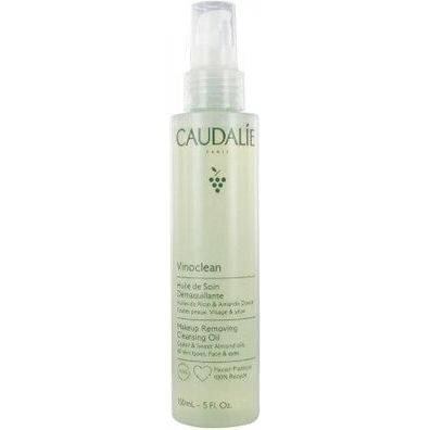 Caudalie Vinoclean Make-Up Removing Cleansing Oil - Олио за премахване на грим и почистване на лице за всички типове кожа, 150 мл 